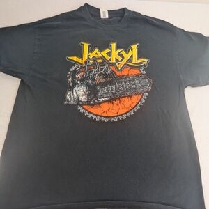 Jackyl Concert Tee Chainsaw Jackylstock Rock Me Roll Me Jackyl Me Off XL